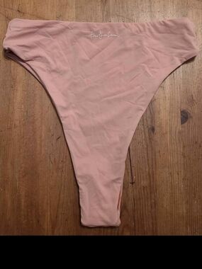 437 Aubrey Bikini Bottoms Pink High-Cut Swim